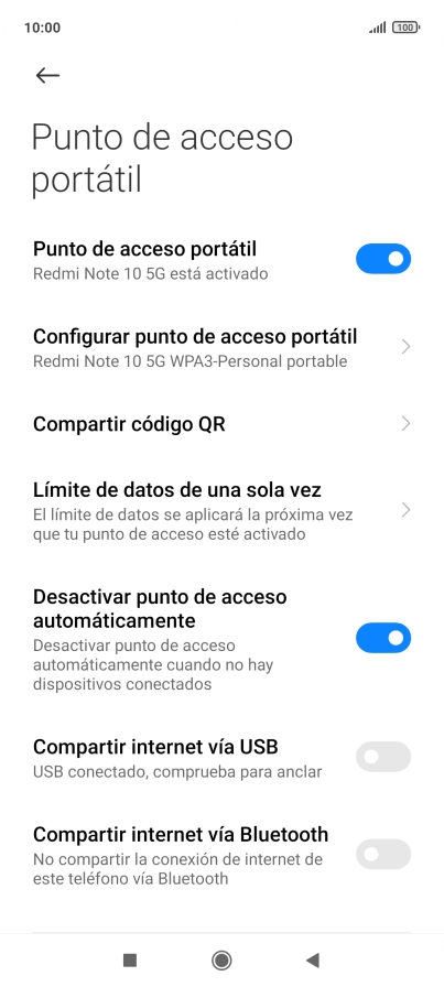 Pulsa la tecla de inicio para terminar y regresar a la pantalla de inicio.