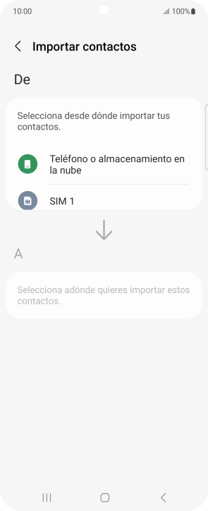 Pulsa el nombre de la tarjeta SIM.
