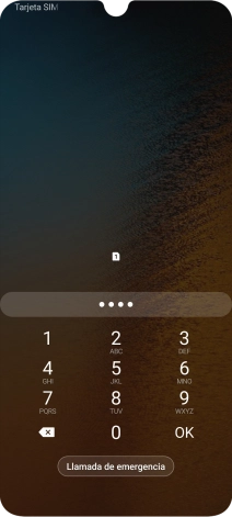 Si lo solicita el teléfono, introduce el código PIN y pulsa OK.