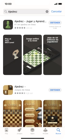 Pulsa la app deseada.