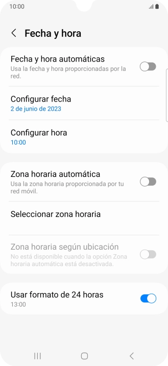 Pulsa el indicador junto a 