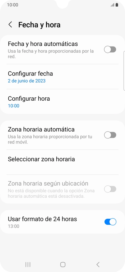 Pulsa el indicador junto a 