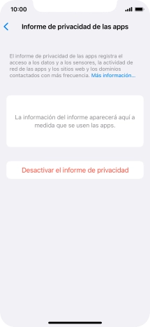 Desliza el dedo hacia arriba desde la parte inferior de la pantalla para terminar y volver a la pantalla de inicio.