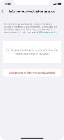 Desliza el dedo hacia arriba desde la parte inferior de la pantalla para terminar y volver a la pantalla de inicio.