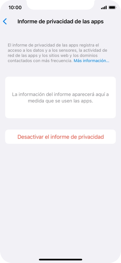 Desliza el dedo hacia arriba desde la parte inferior de la pantalla para terminar y volver a la pantalla de inicio.