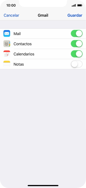 Si aparece en la pantalla esta imagen, tu cuenta de correo electrónico ha sido reconocida y configurada automáticamente. Sigue las indicaciones de la pantalla para introducir más información y terminar la configuración.