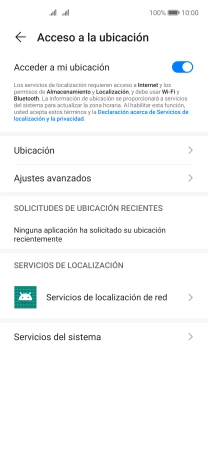 Pulsa Ubicación.