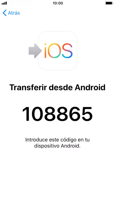 Seguir las indicaciones de la pantalla y de la app 