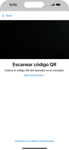 Coloca el código QR dentro del marco de la cámara del teléfono para escanearlo.