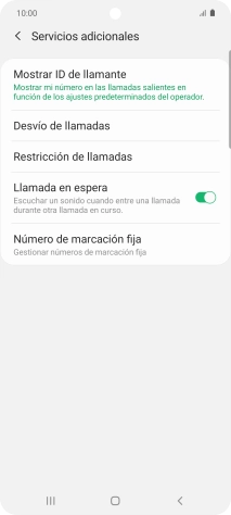 Pulsa Número de marcación fija.