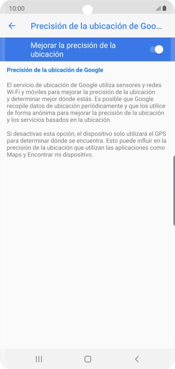 Si pulsas el indicador junto a 