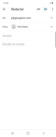 Pulsa Asunto e introduce el asunto deseado.