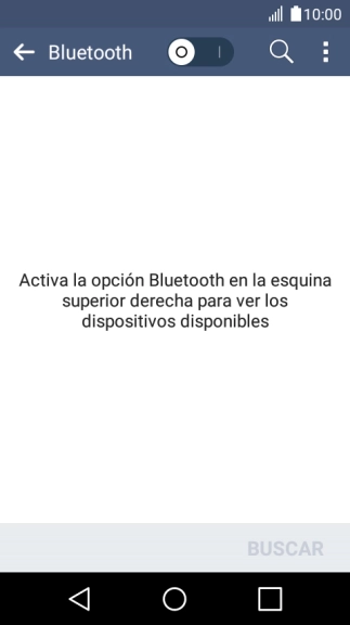Pulsa el indicador junto a 