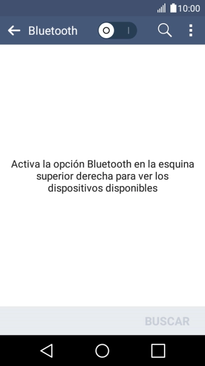 Pulsa el indicador junto a 