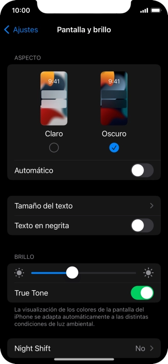 Pulsa el indicador junto a 