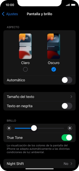 Pulsa el indicador junto a 