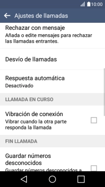 Pulsa Desvío de llamadas.