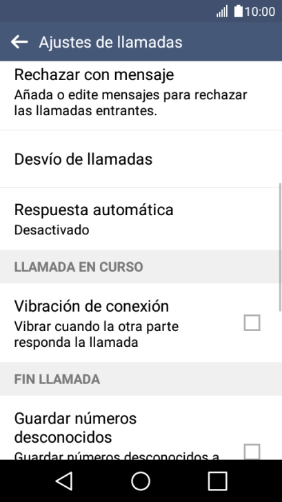 Pulsa Desvío de llamadas.