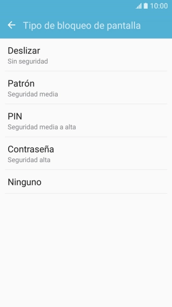 Pulsa Patrón.