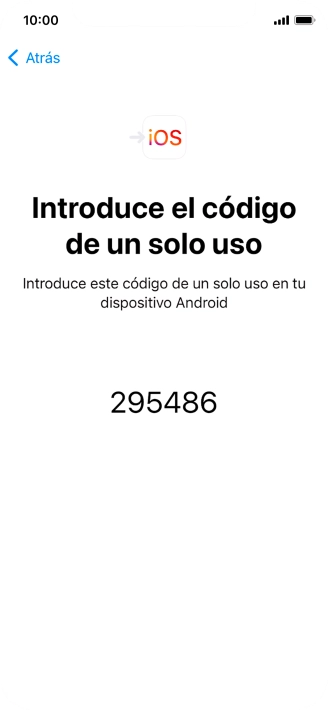 Seguir las indicaciones de la pantalla y de la app 