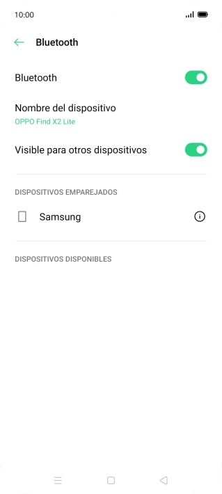 Pulsa la tecla de inicio para terminar y regresar a la pantalla de inicio.