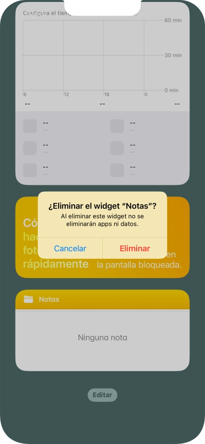 Pulsa Eliminar.