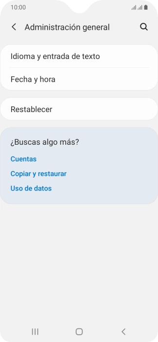 Pulsa Fecha y hora.