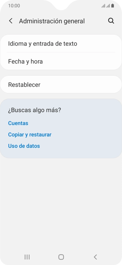 Pulsa Fecha y hora.