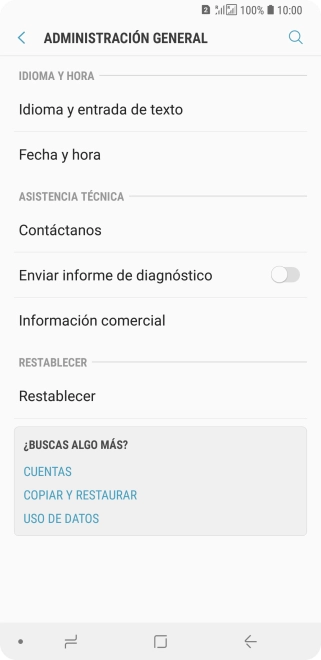 Pulsa Fecha y hora.