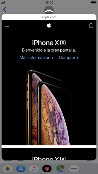 Pulsa con intensidad en la pantalla para ver una sección del contenido deseado.