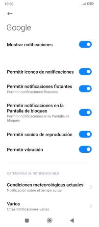 Pulsa el indicador junto a 