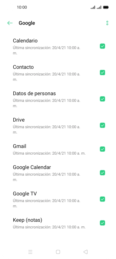Pulsa la tecla de inicio para terminar y regresar a la pantalla de inicio.