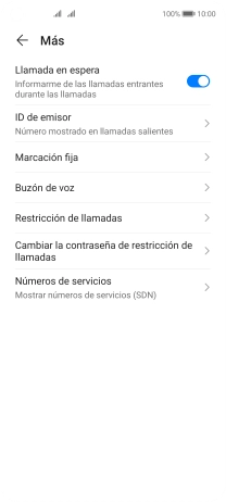 Pulsa Buzón de voz.