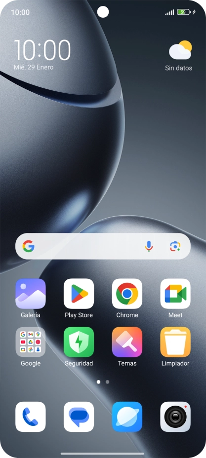 Cuando el icono de carga de batería aparece en la pantalla, el teléfono se está cargando.