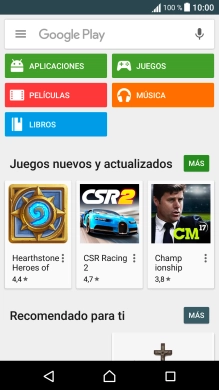 Pulsa en el campo de búsqueda.