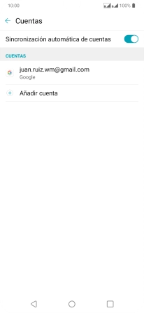 Pulsa Añadir cuenta.