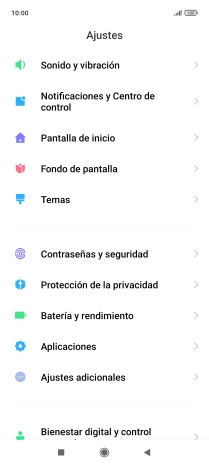 Pulsa Sonido y vibración.