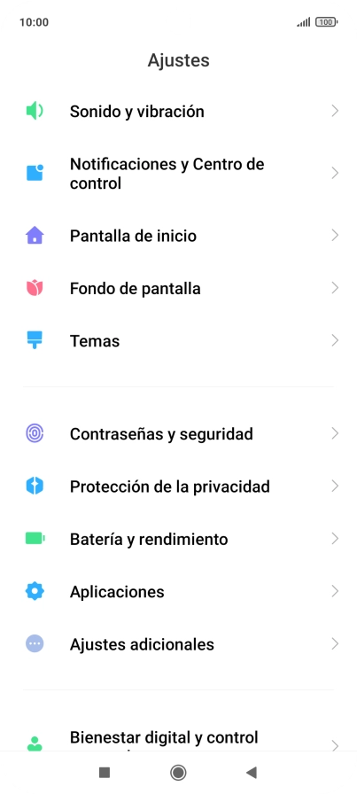 Pulsa Sonido y vibración.
