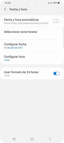 Pulsa el indicador junto a 