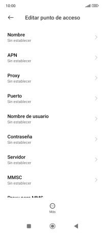 Pulsa Nombre.