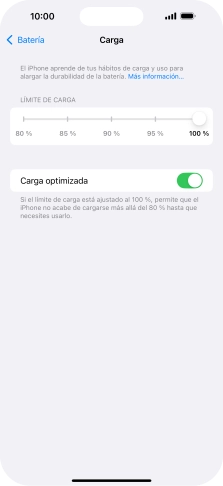 Pulsa el indicador junto a 