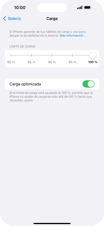 Pulsa el indicador junto a 