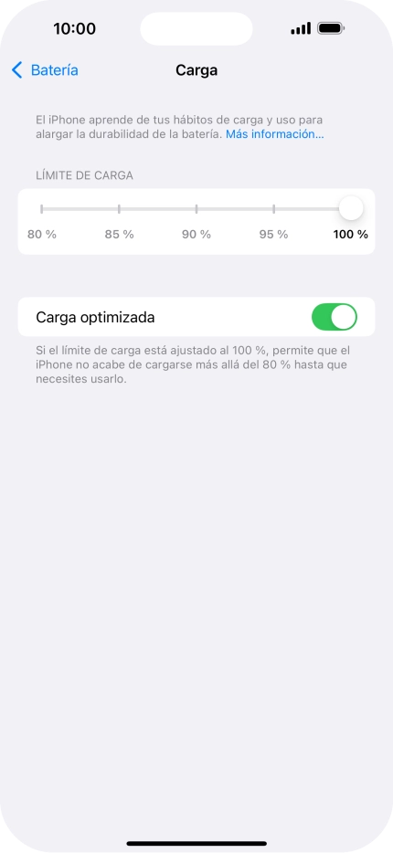 Pulsa el indicador junto a 