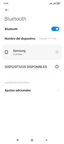 Pulsa la tecla de inicio para terminar y regresar a la pantalla de inicio.