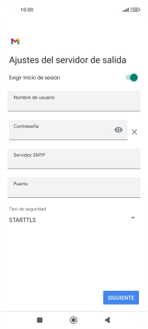 Pulsa el indicador junto a 