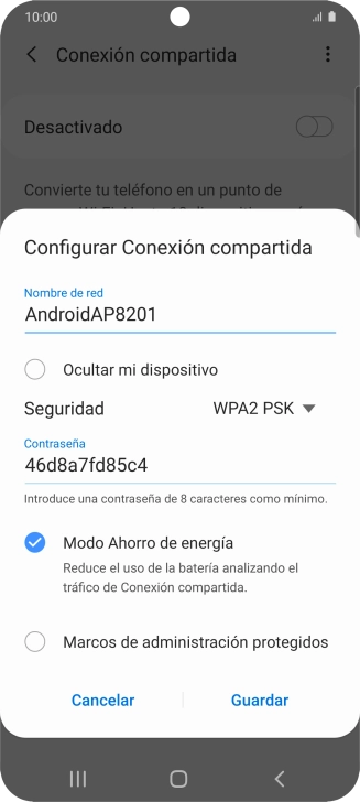 Pulsa en el campo bajo 