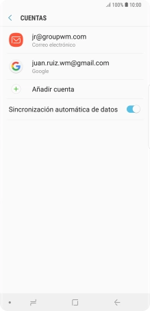 Pulsa la tecla de inicio para regresar a la pantalla de inicio.