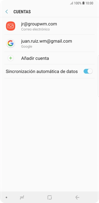 Pulsa la tecla de inicio para regresar a la pantalla de inicio.