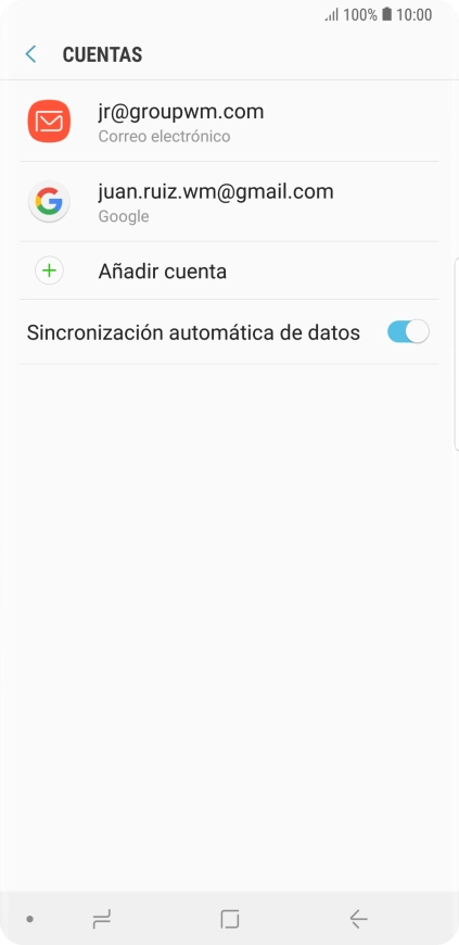 Pulsa la tecla de inicio para regresar a la pantalla de inicio.