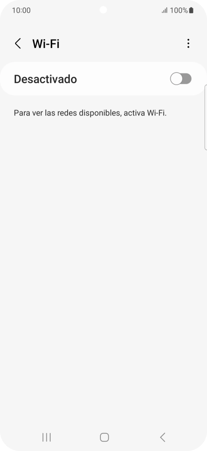 Pulsa el indicador para activar la función.